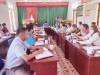Đoàn công tác Sở Y tế phúc tra việc thực hiện duy trì Bộ tiêu chí  Quốc gia về Y tế xã tại huyện Đồng Văn