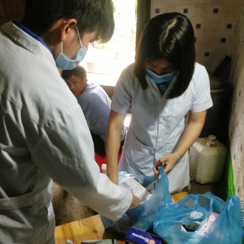 Đoàn thanh niên Trung tâm Y tế KCB tại xã Xà Phìn, huyện...